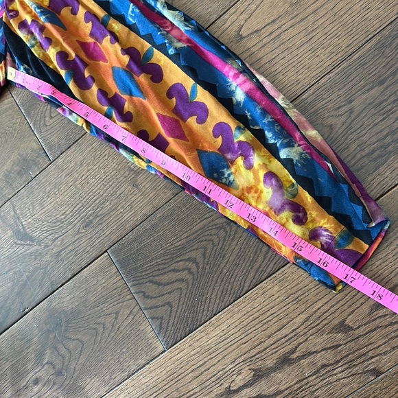 Vintage PIER 1 IMPORTS Colorful Geometric Patterned Cover up Tunic size Medium - Picture 4 of 11